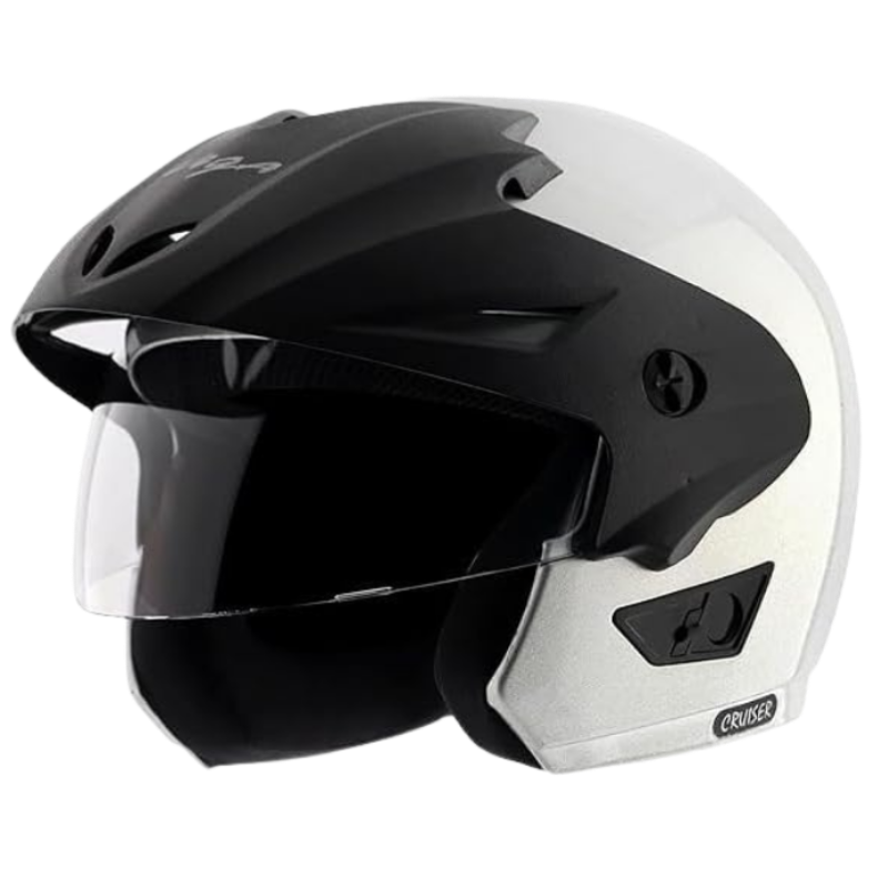 Vega Cruiser W/P Silver Helmet-M