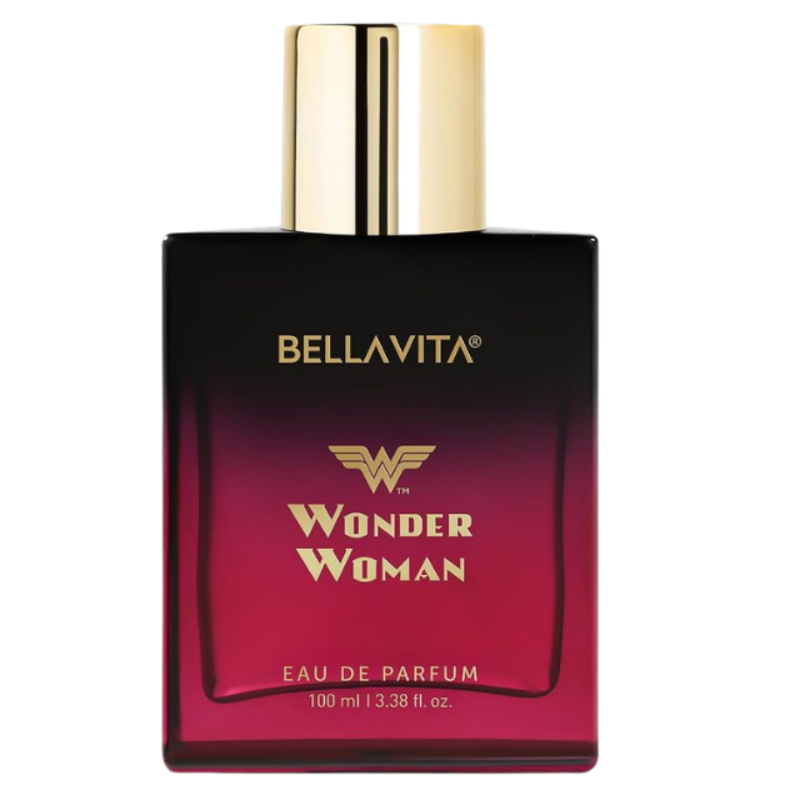 BELLAVITA WONDER WOMAN | Long Lasting EDP 100ml Perfume for Woman | Rose, Jasmine and Vanilla | Premium Fragrance for Women