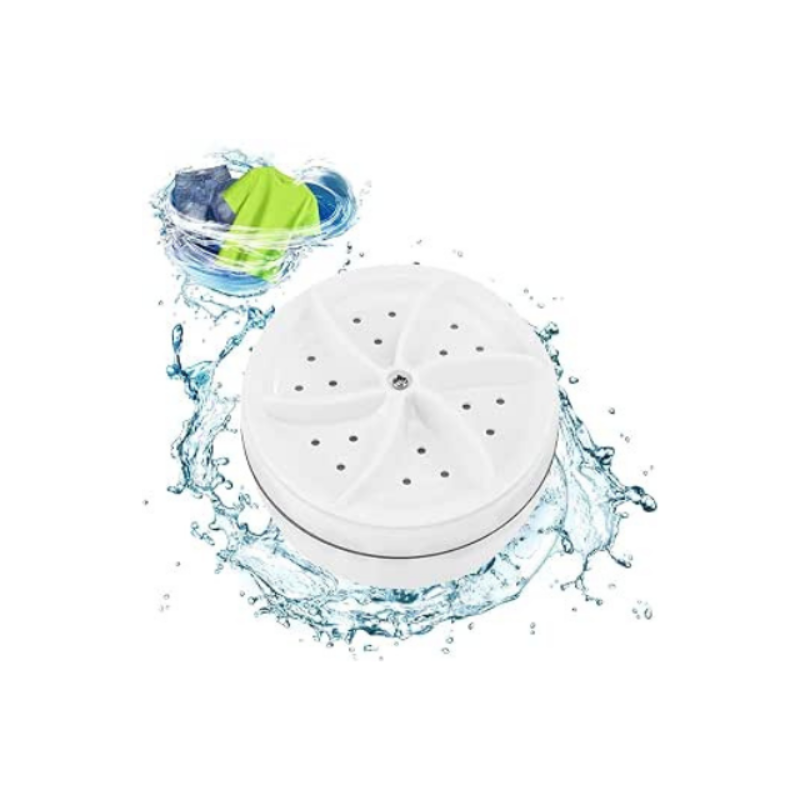 Portable Mini Washing Machine Ultrasonic Turbo Washing Machine Portable Washer with USB for Home Business Travel College House RV Apartment Turbo Washing Machine Cleaning Socks Underwear Small Rag