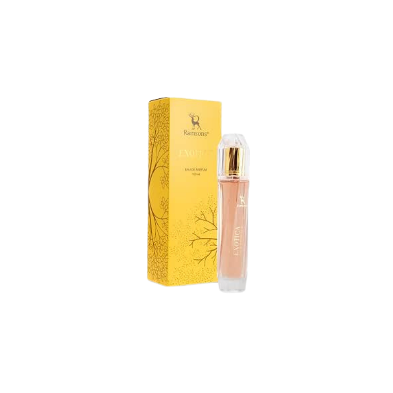 RAMSONS Exotica Eau De Parfum Liquid| 100 Ml | Perfume For Women | Tn - Fruity, Green, Plum | Mn - Honey, Floral | Bn - Amber, Vanillla, Musk | Long Lasting Premium Perfume