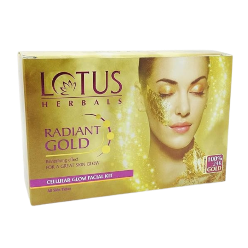 Herbals Lotus Radiant Gold Cellular Glow 1 Facial Kit