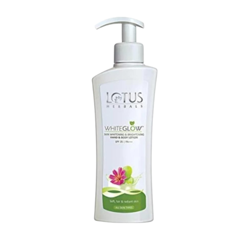 Lotus Herbals Whiteglow Skin Whitening & Brightening Hand & Body Lotion Spf-25 | Pa+++