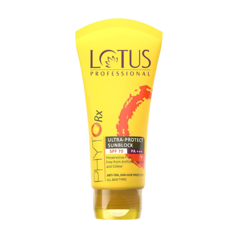Lotus Herbals Professional Phyto Rx Ultra Protect Sunblock SPF 70 PA+++ 50g, multi