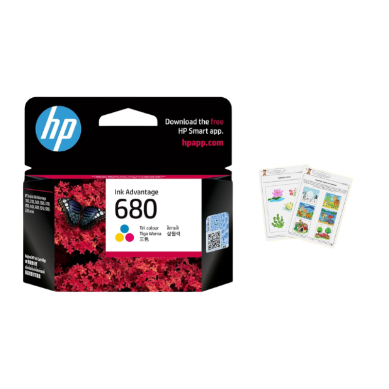 HP 680 Tri-color Original Ink Advantage Cartridge