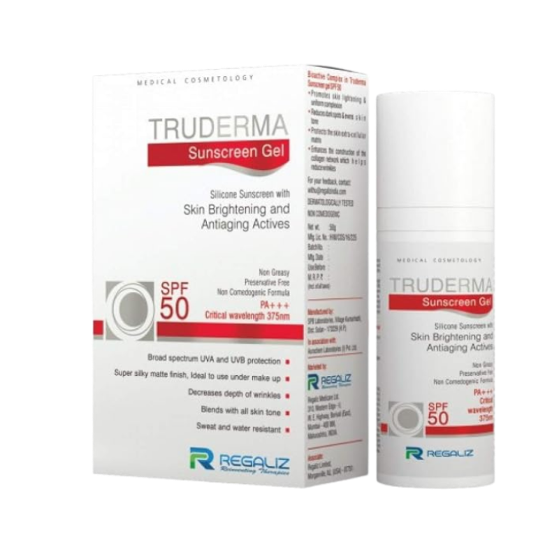 Regaliz truDERMA SPF-50 Sunscreen Gel