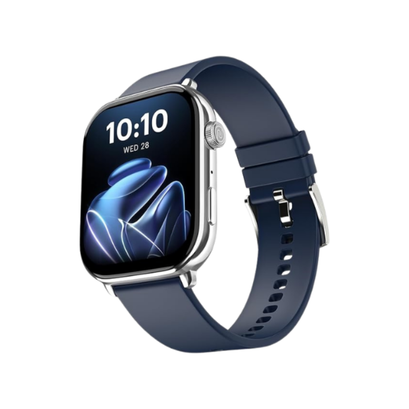 Noise Pulse 4 Max Smart Watch with AI Create (India's 1st Ever with Unlimited Watch Faces),AI Search, 1.96" AMOLED Display, Functional Crown, Premium Metallic Finish, Health Suite Space Blue Onesize