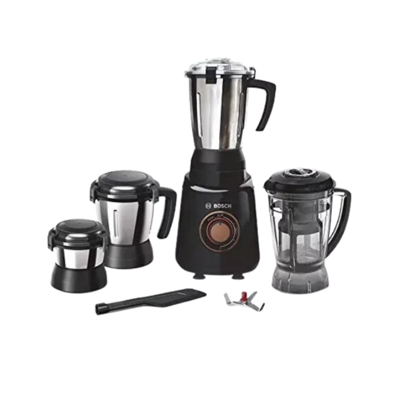 Bosch TrueMixx Bold 750 Watt Black Mixer Grinder with 4 Jars (Indian Plug)