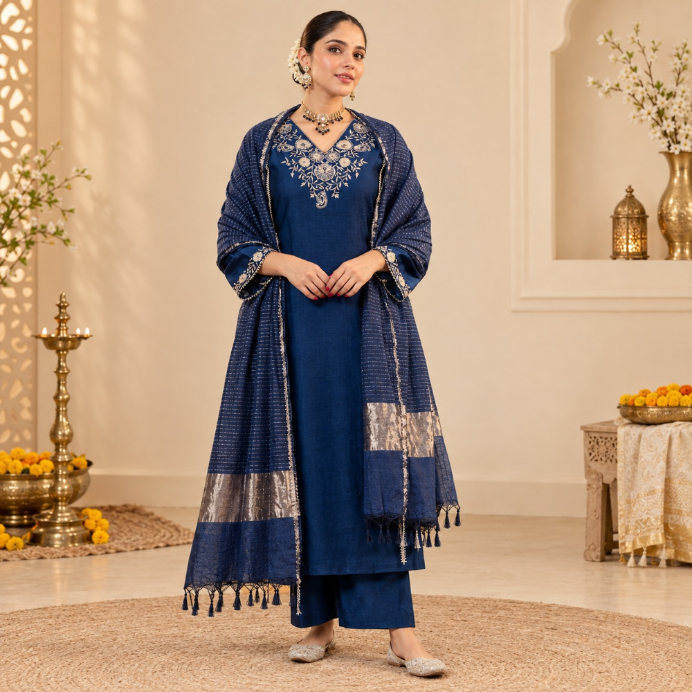 Blue Ethnic Wear